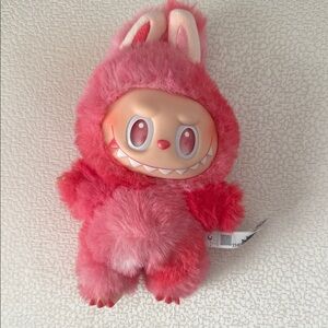 Pink Furry Bunny Plush Accessory